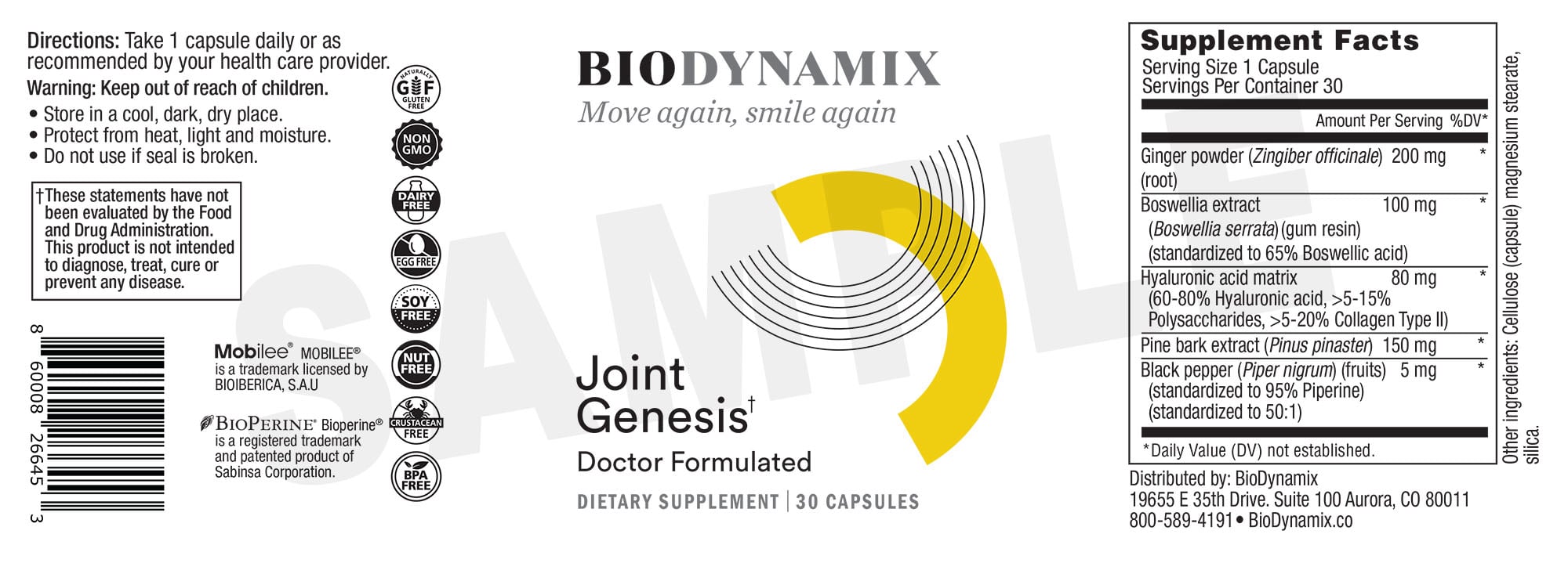 Joint Genesis™ Biodynamix 
